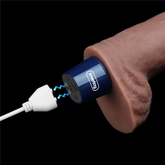 11'' REAL SOFTEE Rechargeable Silicone Vibrating Dildo
