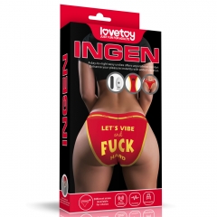 Printed Vibrating Sexy Panties XS/S