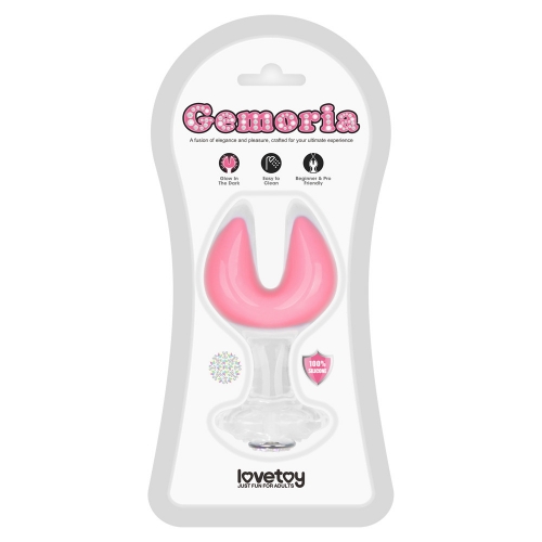 Gemoria Silicone Butt Plug (Glow-In-The-Dark)